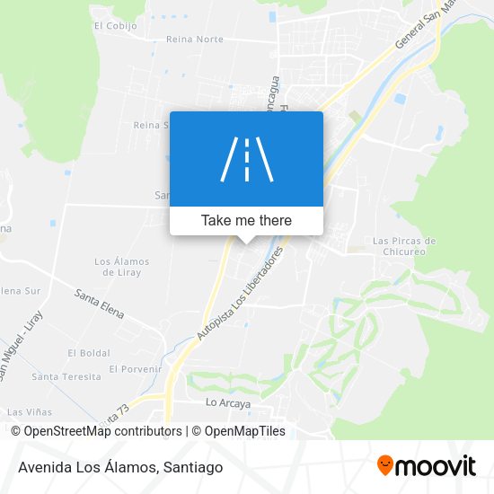 Mapa de Avenida Los Álamos