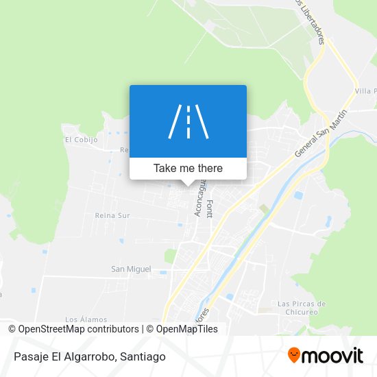 Mapa de Pasaje El Algarrobo