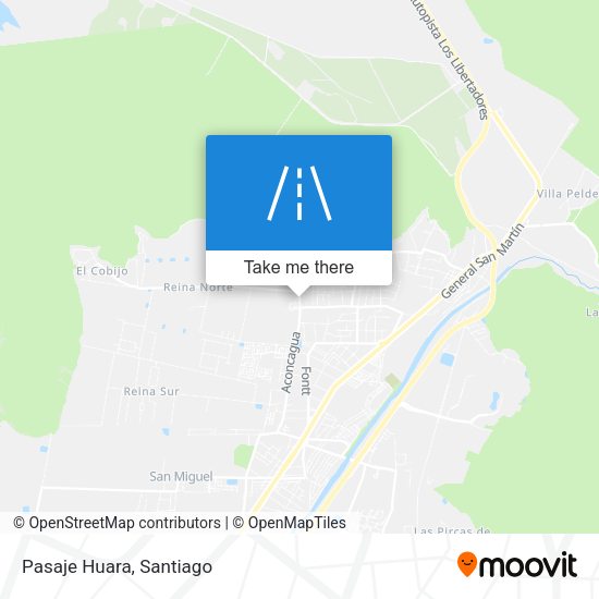 Mapa de Pasaje Huara
