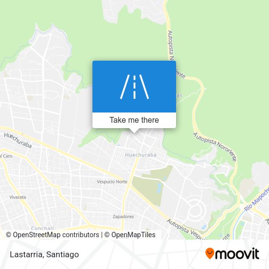 Lastarria map