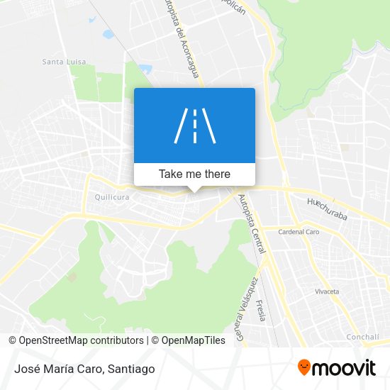 José María Caro map