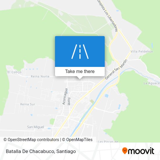 Mapa de Batalla De Chacabuco