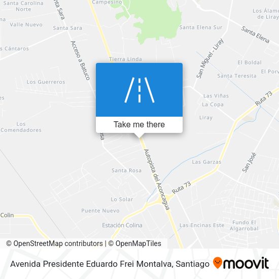 Mapa de Avenida Presidente Eduardo Frei Montalva
