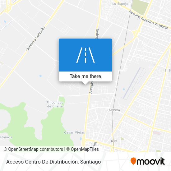 Mapa de Acceso Centro De Distribución