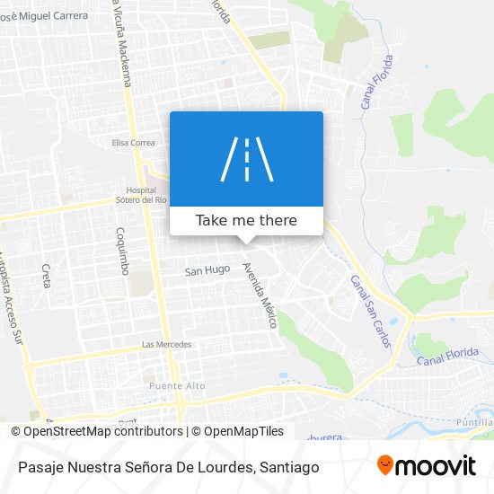 Mapa de Pasaje Nuestra Señora De Lourdes