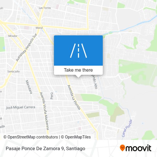 Mapa de Pasaje Ponce De Zamora 9
