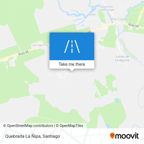 Mapa de Quebrada La Ñipa