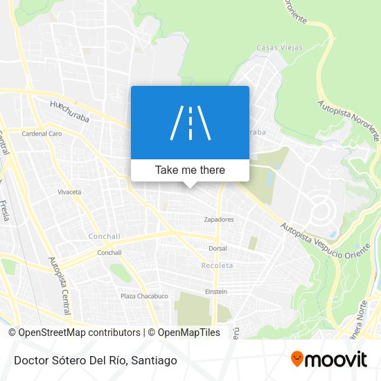 Mapa de Doctor Sótero Del Río