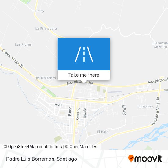 Mapa de Padre Luis Borreman