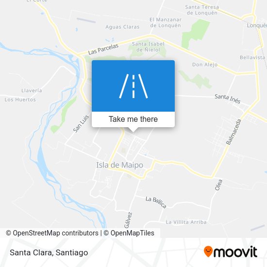 Santa Clara map