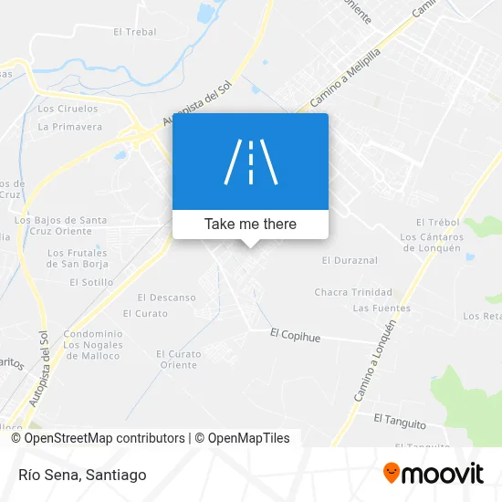 Río Sena map