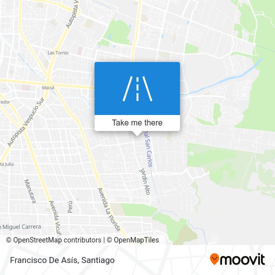 Mapa de Francisco De Asís