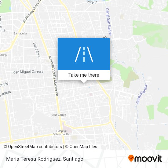 Mapa de María Teresa Rodríguez