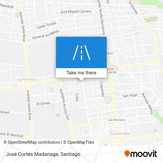 José Cortés Madariaga map