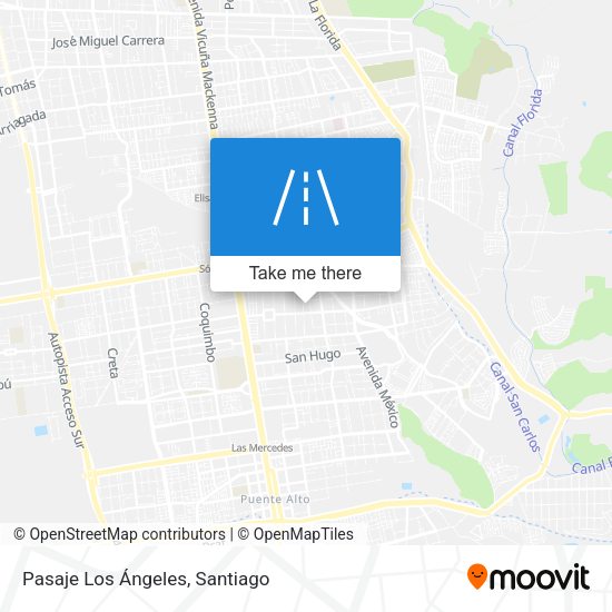 Pasaje Los Ángeles map
