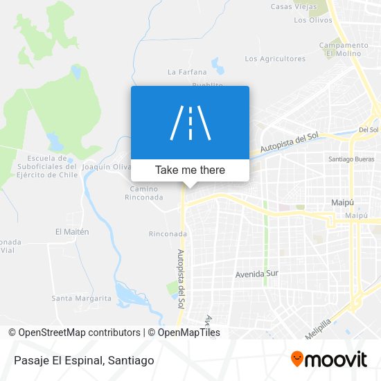 Mapa de Pasaje El Espinal