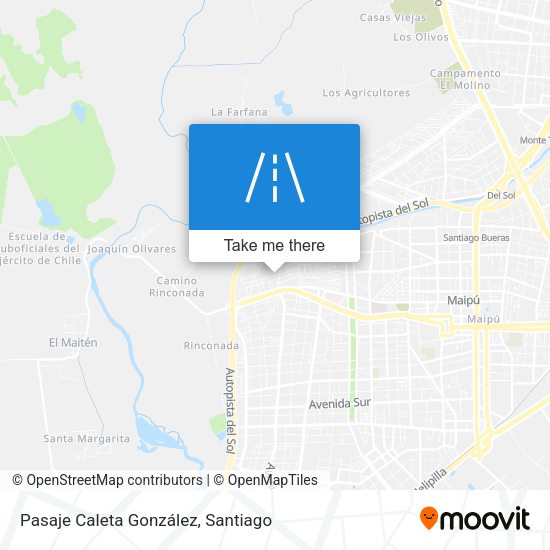 Mapa de Pasaje Caleta González