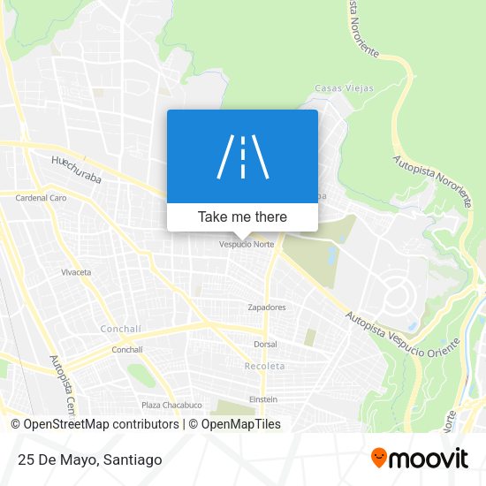 Mapa de 25 De Mayo