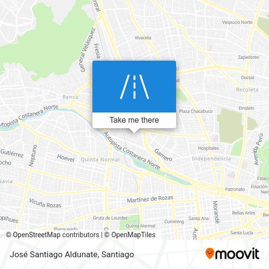 Mapa de José Santiago Aldunate