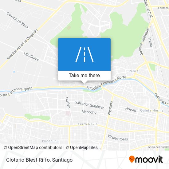 Mapa de Clotario Blest Riffo