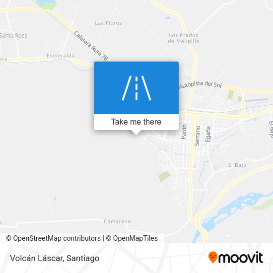 Volcán Láscar map