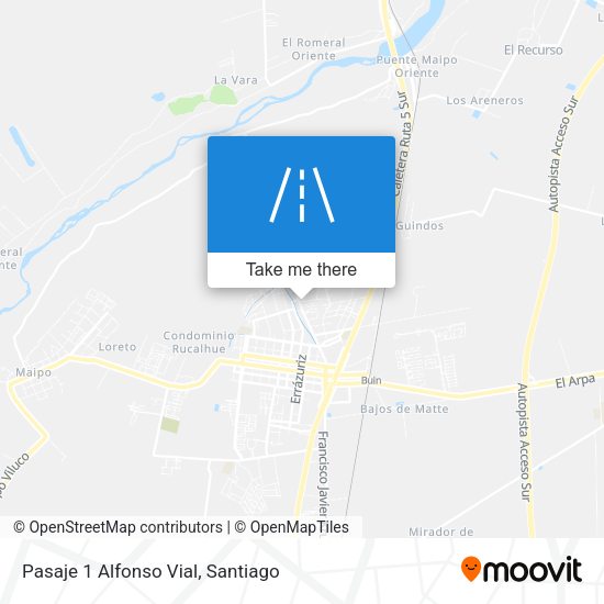 Mapa de Pasaje 1 Alfonso Vial