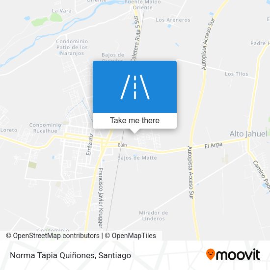 Norma Tapia Quiñones map