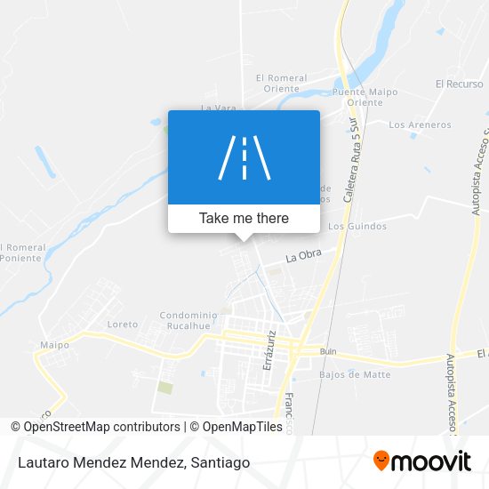 Lautaro Mendez Mendez map