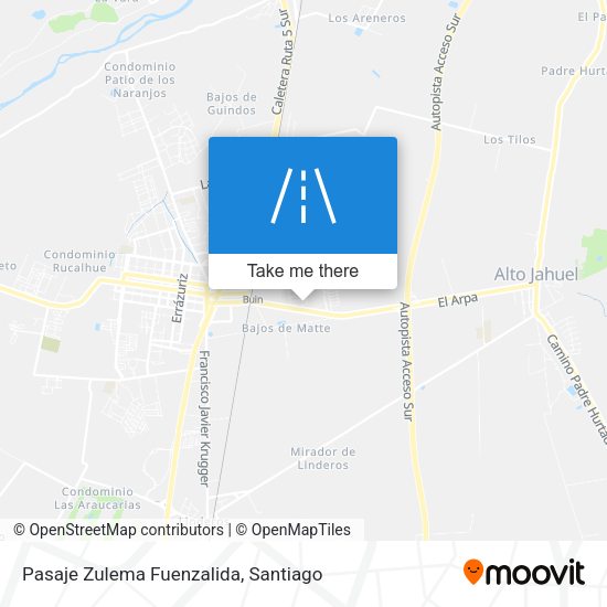 Pasaje Zulema Fuenzalida map