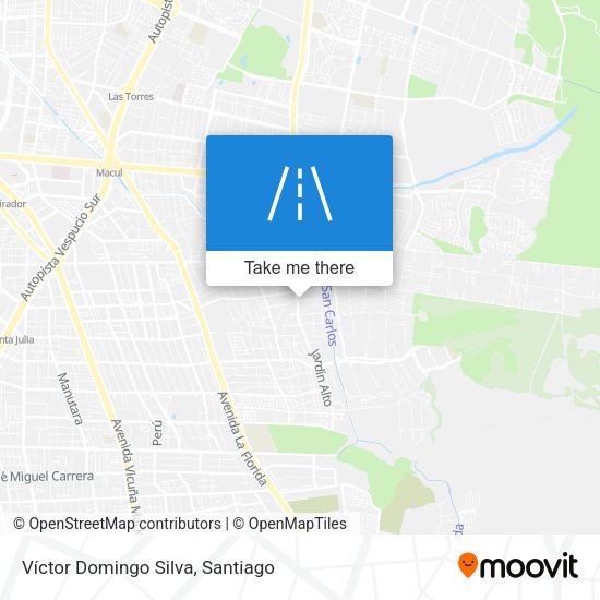 Víctor Domingo Silva map
