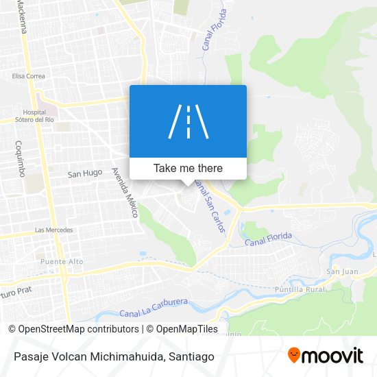 Pasaje Volcan Michimahuida map