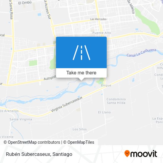 Mapa de Rubén Subercaseux