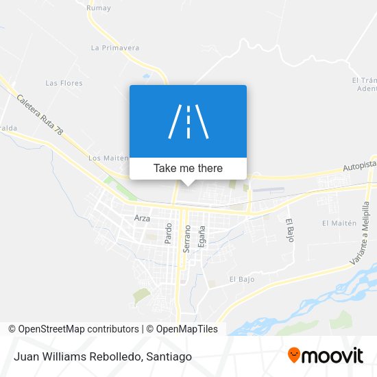 Juan Williams Rebolledo map