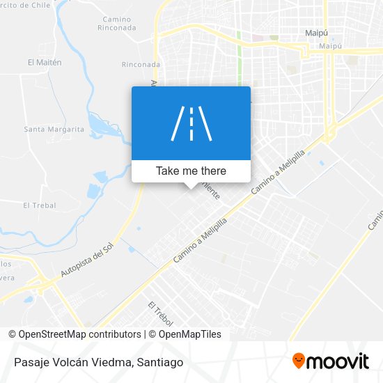 Pasaje Volcán Viedma map