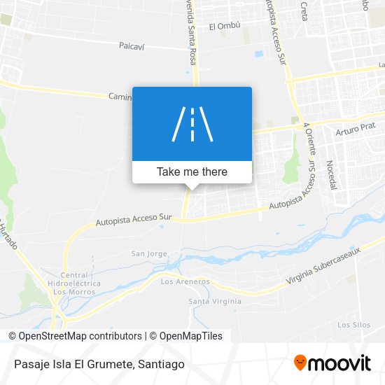 Mapa de Pasaje Isla El Grumete
