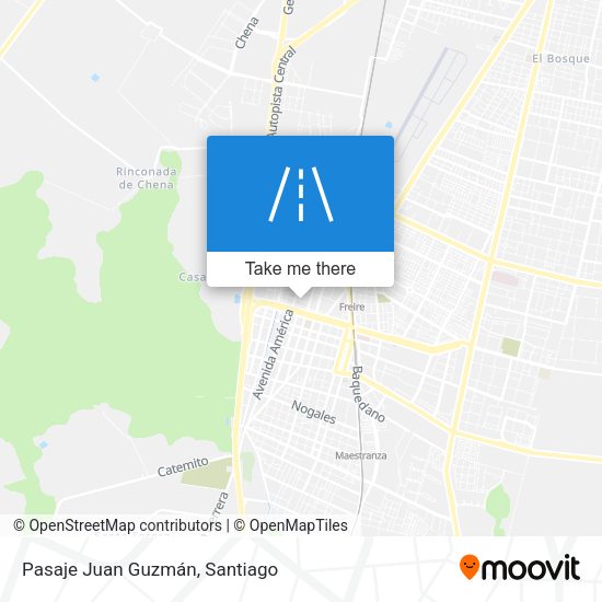 Mapa de Pasaje Juan Guzmán