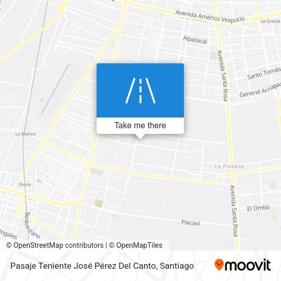 Pasaje Teniente José Pérez Del Canto map