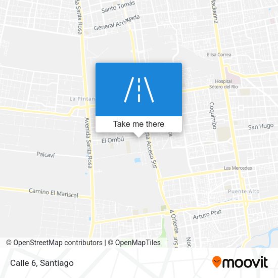 Calle 6 map