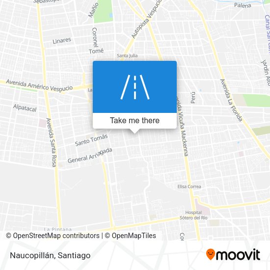 Mapa de Naucopillán