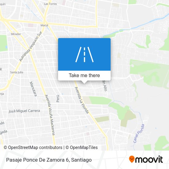 Pasaje Ponce De Zamora 6 map