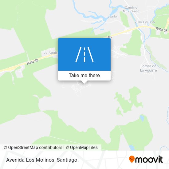 Mapa de Avenida Los Molinos