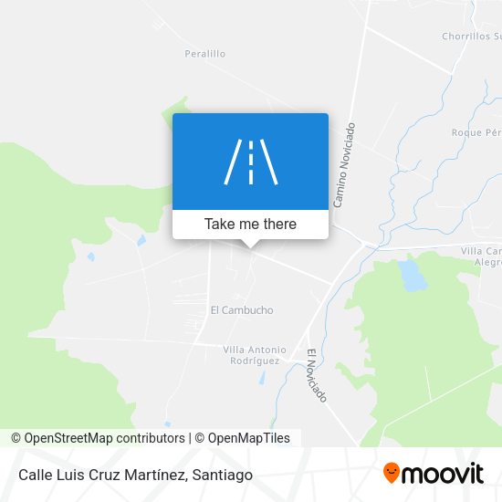 Mapa de Calle Luis Cruz Martínez