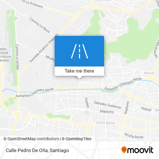 Mapa de Calle Pedro De Oña