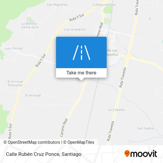 Calle Rubén Cruz Ponce map