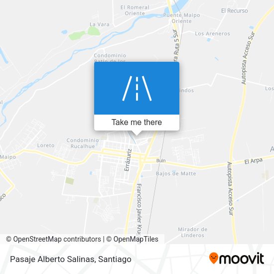 Pasaje Alberto Salinas map