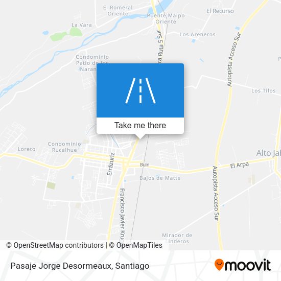 Pasaje Jorge Desormeaux map