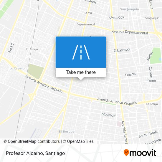 Mapa de Profesor Alcaíno