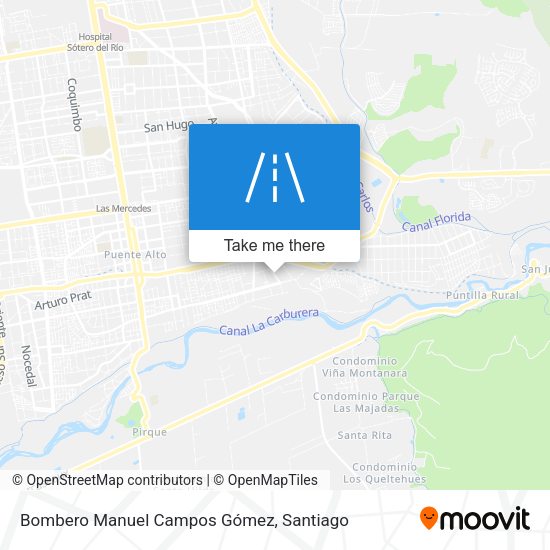 Mapa de Bombero Manuel Campos Gómez