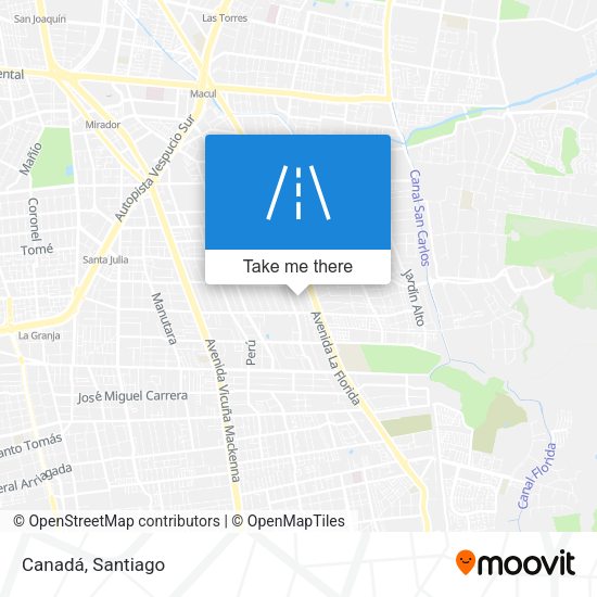 Mapa de Canadá