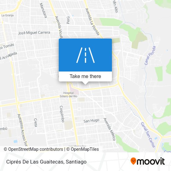 Mapa de Ciprés De Las Guaitecas